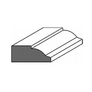 Item # 886 - 1/2" x 1 1/4" - Trim Moulding